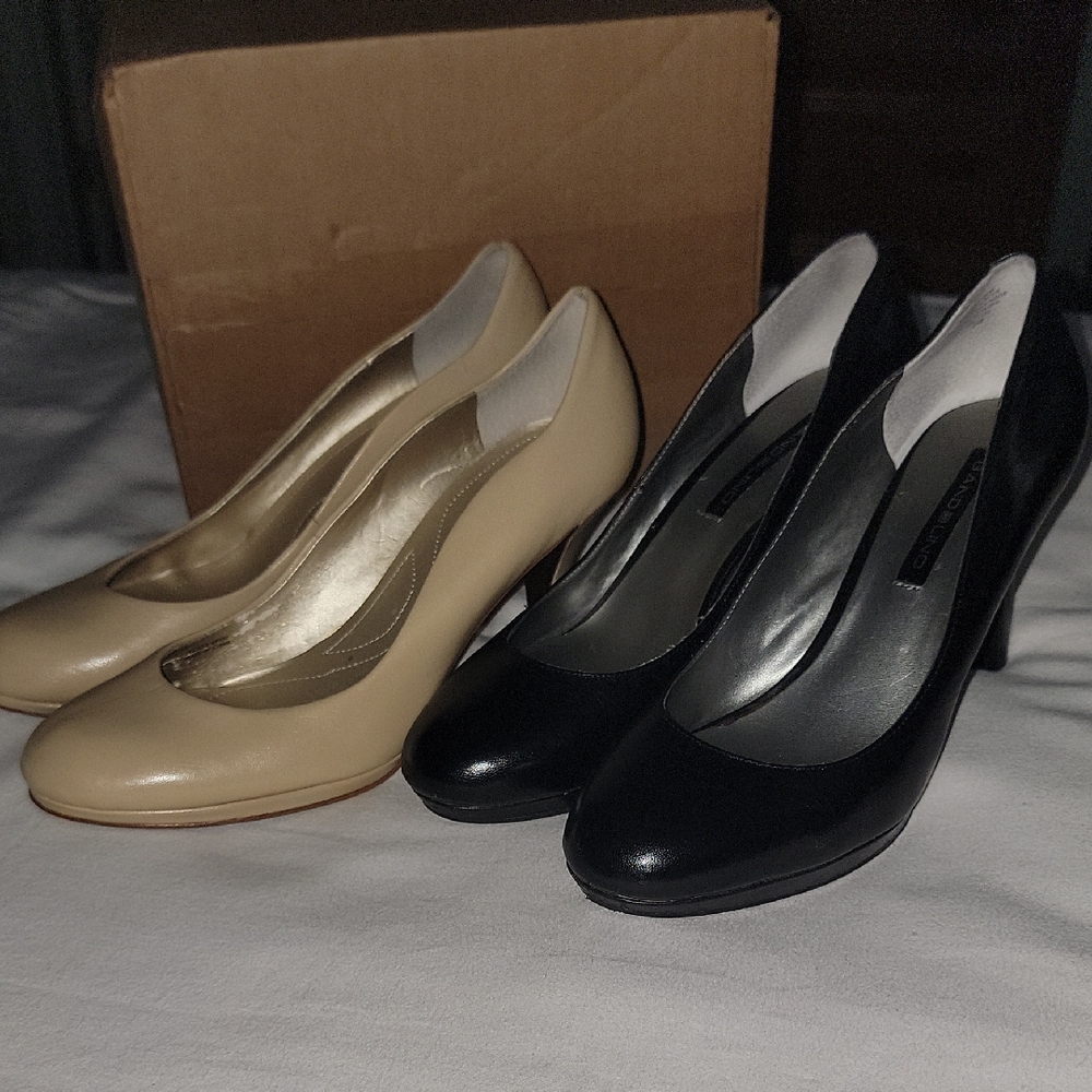 Womens 2 Pairs Heels,work Wear, Tahari And Bandolino, Size 9.5, Great Condition!